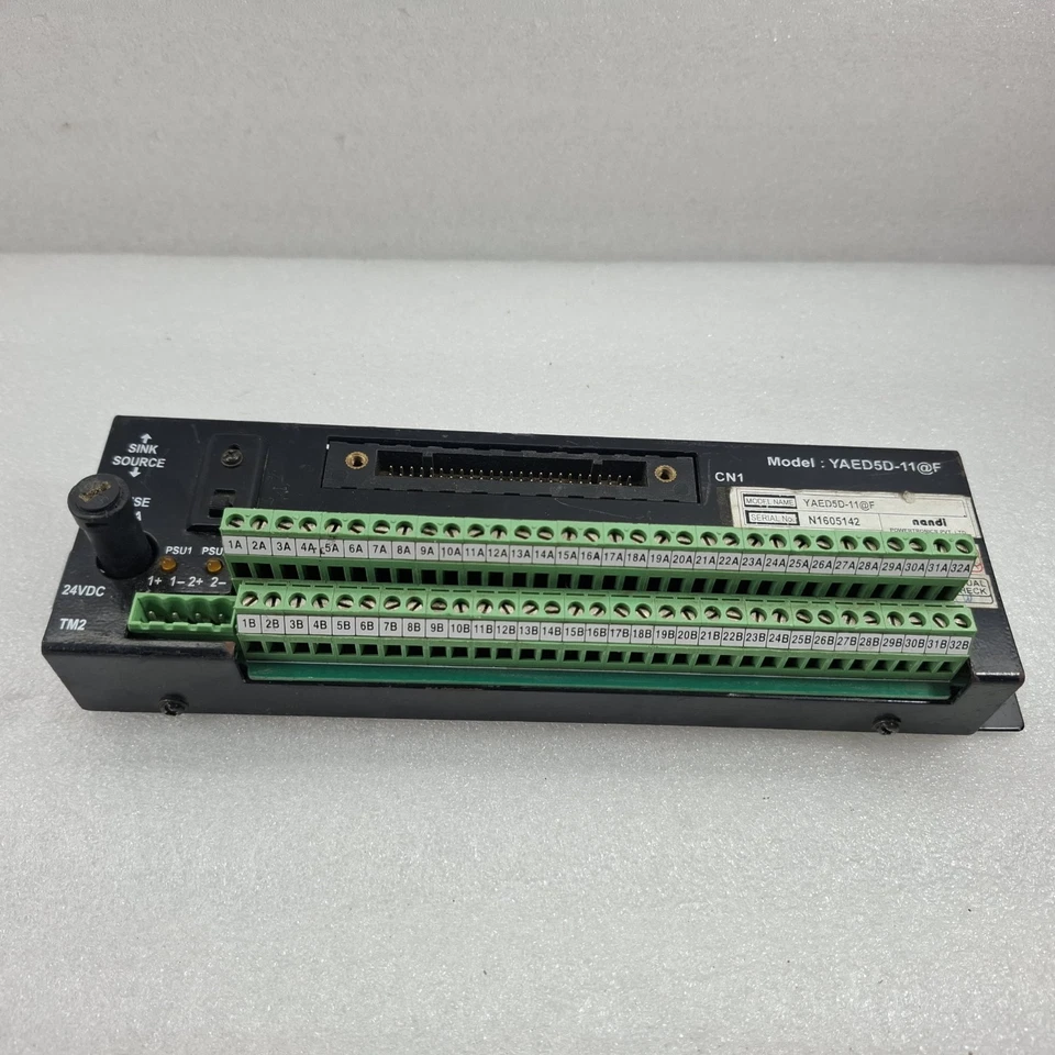 USED WORKING YOKOGAWA YAED5D-11@F TERMINAL BOARD 24 VDC FREE FAST SHIP